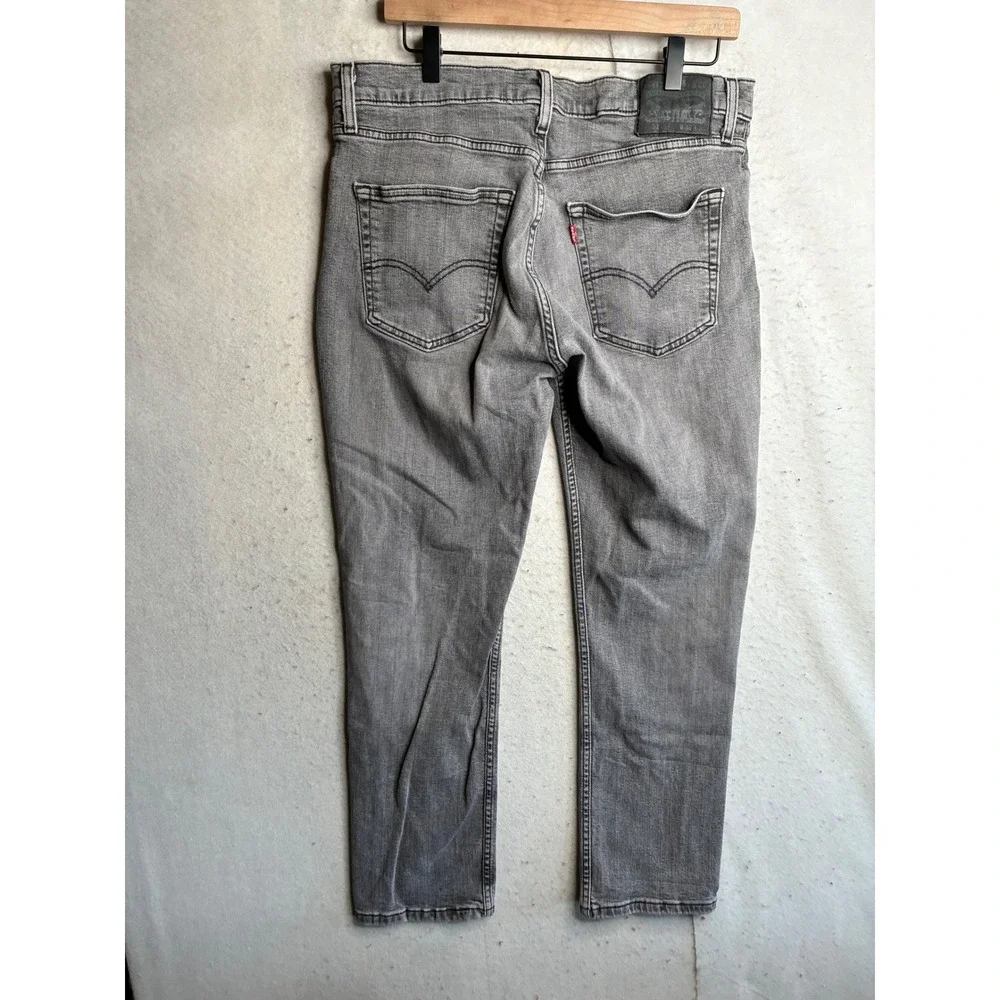 Levis 511 Slim Fit Grey Denim Jeans Mens 36x30 04511-3095 Stretch Cotton